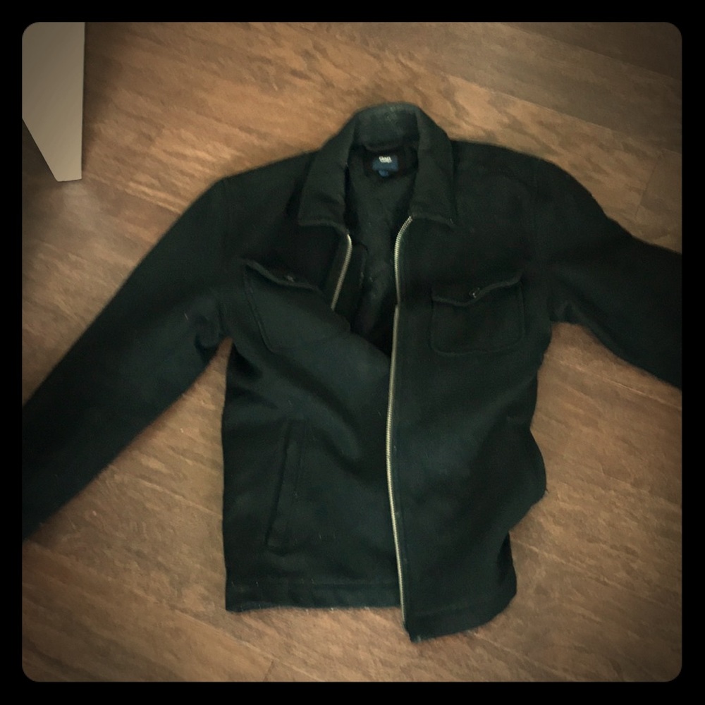 Black GAP Wool Coat